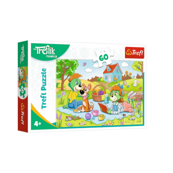 Trefl Puzzle 60el Rodzina Treflików Przygody Rodziny Treflików 17394